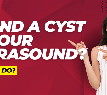 Cyst in ultrasound 360x320